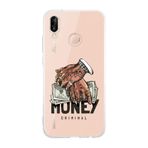 Manitoba Huawei P20 Lite Uyumlu Criminal Money Tasarımlı Şeffaf Telefon Kılıfı