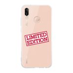 Manitoba Huawei P20 Lite Uyumlu Limited Edition Tasarımlı Şeffaf Telefon Kılıfı, Çok Renkli