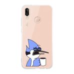 Manitoba Huawei P20 Lite Uyumlu Mordecai Tasarımlı Baskılı Şeffaf Telefon Kılıfı