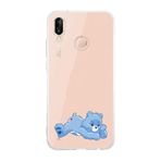 Manitoba Huawei P20 Lite Uyumlu Sevimli Ayı Tasarımlı Baskılı Şeffaf Telefon Kılıfı