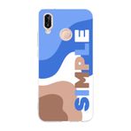 Manitoba Huawei P20 Lite Uyumlu Simple Tasarımlı Şeffaf Telefon Kılıfı, Çok Renkli