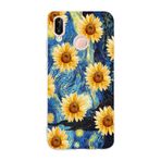 Manitoba Huawei P20 Lite Uyumlu Van Gogh Tasarımlı Şeffaf Telefon Kılıfı, Çok Renkli