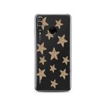 Manitoba Huawei P30 Lite ile Uyumlu Baskılı Yumuşak Silikon Şeffaf Telefon Kılıfı, Leopar Desenli
