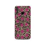 Manitoba Huawei P30 Lite ile Uyumlu Baskılı Yumuşak Silikon Telefon Kılıfı, Leopar Desenli, Pembe