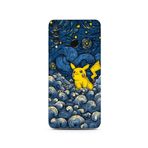 Manitoba Huawei P30 Lite ile Uyumlu Baskılı Yumuşak Silikon Telefon Kılıfı, Mavi