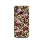 Manitoba Huawei P30 Lite ile Uyumlu Leopar ve Fiyonk Tasarımlı Baskılı Şeffaf Telefon Kılıfı