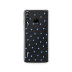 Manitoba Huawei P30 Lite ile Uyumlu Minik Kalpler Tasarımlı Baskılı Şeffaf Telefon Kılıfı