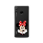 Manitoba Huawei P30 Lite ile Uyumlu Minnie Mouse Tasarımlı Baskılı Şeffaf Telefon Kılıfı