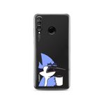 Manitoba Huawei P30 Lite ile Uyumlu Mordecai Tasarımlı Baskılı Şeffaf Telefon Kılıfı