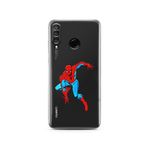 Manitoba Huawei P30 Lite Uyumlu Baskılı Yumuşak Silikon Şeffaf Telefon Kılıfı, Spider-Man Desen