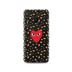 Manitoba Huawei P30 Lite Uyumlu Baskılı Yumuşak Silikon Telefon Kılıfı, Leopar Desen, Siyah