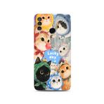 Manitoba Huawei P30 Lite Uyumlu Baskılı Yumuşak Silikon Telefon Kılıfı, Şeffaf, Kedi Deseni