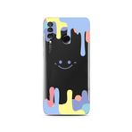 Manitoba Huawei P30 Lite Uyumlu Baskılı Yumuşak Silikon Telefon Kılıfı, Şeffaf, Renkli Desen