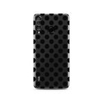 Manitoba Huawei P30 Lite Uyumlu Benek Desen Baskılı Şeffaf Telefon Kılıfı, Silikon, Çok Renkli