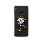 Manitoba Huawei P30 Lite Uyumlu Cool Dude Tasarımlı Baskılı Şeffaf Telefon Kılıfı, Çok Renkli