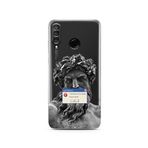 Manitoba Huawei P30 Lite Uyumlu Error Tasarımlı Baskılı Şeffaf Telefon Kılıfı, Çok Renkli