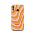 Manitoba Huawei P30 Lite Uyumlu Everyday Is A Good Day Tasarımlı Baskılı Şeffaf Telefon Kılıfı, Çok Renkli