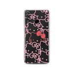 Manitoba Huawei P30 Lite Uyumlu Hello Kitty Tasarımlı Baskılı Şeffaf Telefon Kılıfı