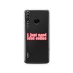 Manitoba Huawei P30 Lite Uyumlu Iced Coffee Tasarımlı Baskılı Şeffaf Telefon Kılıfı