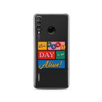 Manitoba Huawei P30 Lite Uyumlu, Its A Good Day Tasarımlı, Baskılı Şeffaf Telefon Kılıfı, Çok Renkli