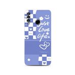 Manitoba Huawei P30 Lite Uyumlu Just Love Life Tasarımlı Baskılı Şeffaf Telefon Kılıfı, Çok Renkli