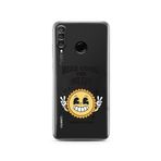 Manitoba Huawei P30 Lite Uyumlu Keep Shining Tasarımlı Baskılı Şeffaf Telefon Kılıfı, Çok Renkli