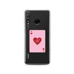 Manitoba Huawei P30 Lite Uyumlu Lucky You Kart Tasarımlı Baskılı Şeffaf Telefon Kılıfı