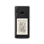 Manitoba Huawei P30 Lite Uyumlu Matisse Tasarımlı Baskılı Şeffaf Telefon Kılıfı, Çok Renkli