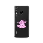 Manitoba Huawei P30 Lite Uyumlu Melek Tasarımlı Baskılı Şeffaf Telefon Kılıfı