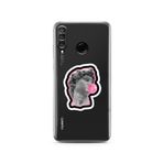 Manitoba Huawei P30 Lite Uyumlu Michelangelo Tasarımlı Baskılı Şeffaf Telefon Kılıfı, Çok Renkli
