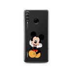 Manitoba Huawei P30 Lite Uyumlu Mickey Tasarımlı Baskılı Şeffaf Telefon Kılıfı, Çok Renkli