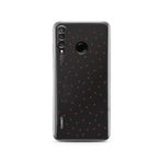 Manitoba Huawei P30 Lite Uyumlu Minik Kalpler Tasarımlı Baskılı Şeffaf Telefon Kılıfı, Çok Renkli