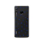 Manitoba Huawei P30 Lite Uyumlu Minik Yıldızlar Tasarımlı Baskılı Şeffaf Telefon Kılıfı