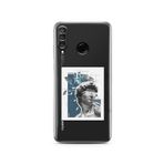 Manitoba Huawei P30 Lite Uyumlu Rockstar Tasarımlı Baskılı Şeffaf Telefon Kılıfı, Çok Renkli
