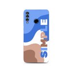 Manitoba Huawei P30 Lite Uyumlu Simple Tasarımlı Baskılı Şeffaf Telefon Kılıfı, Çok Renkli