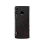 Manitoba Huawei P30 Lite Uyumlu Soyut Sanat Tasarımlı Baskılı Şeffaf Telefon Kılıfı, Çok Renkli