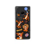 Manitoba Huawei P30 Lite Uyumlu Tigger Tasarımlı Baskılı Şeffaf Telefon Kılıfı