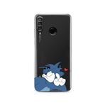 Manitoba Huawei P30 Lite Uyumlu Tom Tasarımlı Baskılı Şeffaf Silikon Telefon Kılıfı