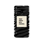 Manitoba Huawei P30 Lite Uyumlu Treat People With Kindness Tasarımlı Baskılı Şeffaf Telefon Kılıfı, Çok Renkli