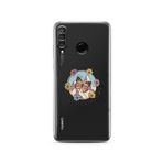 Manitoba Huawei P30 Lite Uyumlu Treat Yourself Tasarımlı Baskılı Şeffaf Telefon Kılıfı, Çok Renkli