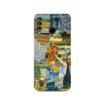 Manitoba Huawei P30 Lite Uyumlu Van Gogh Tasarımlı Baskılı Şeffaf Telefon Kılıfı, Çok Renkli