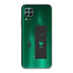 Manitoba Huawei P40 Lite ile Uyumlu Baskılı Yumuşak Silikon Şeffaf Telefon Kılıfı