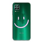 Manitoba Huawei P40 Lite ile Uyumlu Gülen Yüz Tasarımlı Baskılı Şeffaf Silikon Telefon Kılıfı