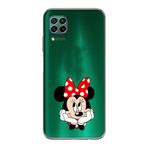 Manitoba Huawei P40 Lite ile Uyumlu Minnie Mouse Tasarımlı Baskılı Şeffaf Silikon Telefon Kılıfı