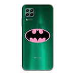 Manitoba Huawei P40 Lite ile Uyumlu Yarasa Tasarımlı Baskılı Şeffaf Silikon Telefon Kılıfı