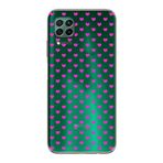 Manitoba Huawei P40 Lite Uyumlu Baskılı Yumuşak Silikon Şeffaf Telefon Kılıfı, Pembe Kalp Desen