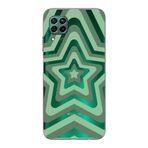 Manitoba Huawei P40 Lite Uyumlu Baskılı Yumuşak Silikon Şeffaf Telefon Kılıfı, Yeşil, Desen