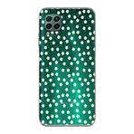 Manitoba Huawei P40 Lite Uyumlu Baskılı Yumuşak Silikon Telefon Kılıfı, Çiçek Desen, Şeffaf