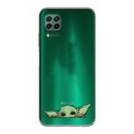Manitoba Huawei P40 Lite Uyumlu Yoda Tasarımlı Baskılı Şeffaf Telefon Kılıfı, Silikon, Yeşil