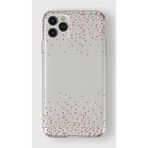 Manitoba iPhone 11 Pro ile Uyumlu Baskılı Yumuşak Silikon Şeffaf Telefon Kılıfı, Kalp Deseni